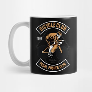 Skull Bicycle, Vintage Retro Classic Mug